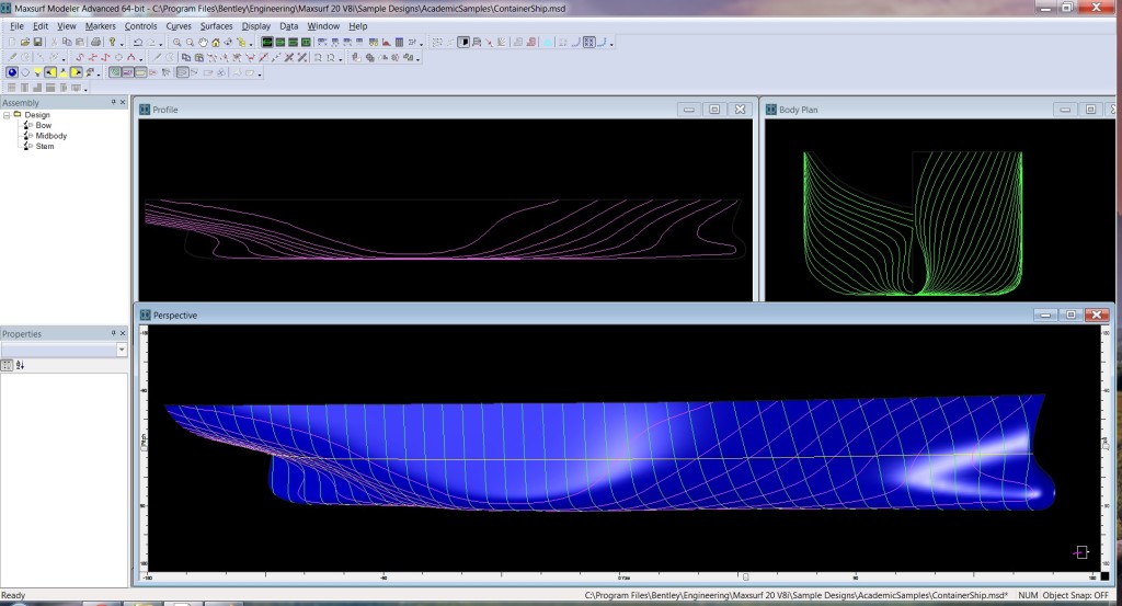 MAXSURF Stability a Good Alternative to GHS Hydrostatics