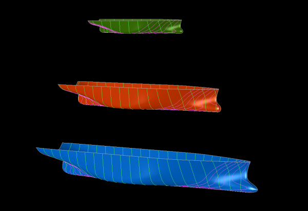 Maxsurf Parametric Hull Transformation