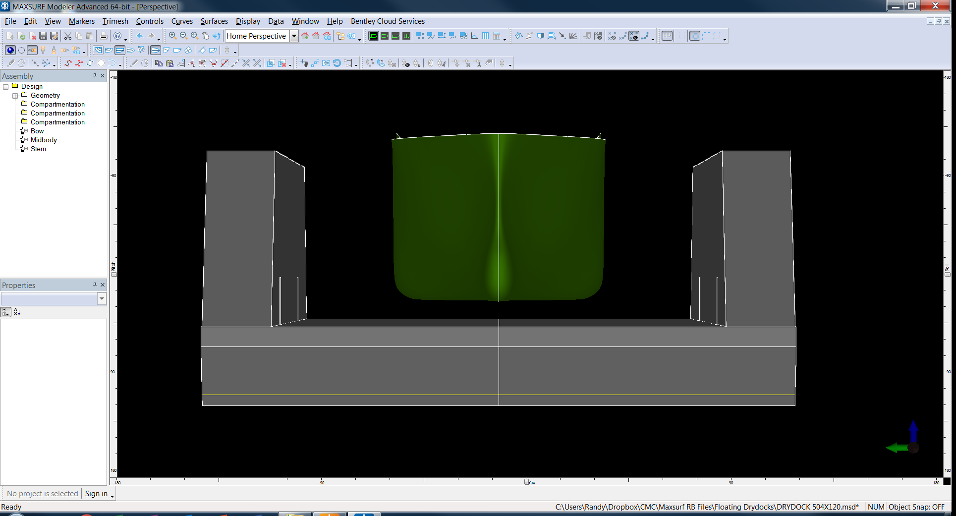 Design Floating Drydocks using MAXSURF Naval Architecture Software