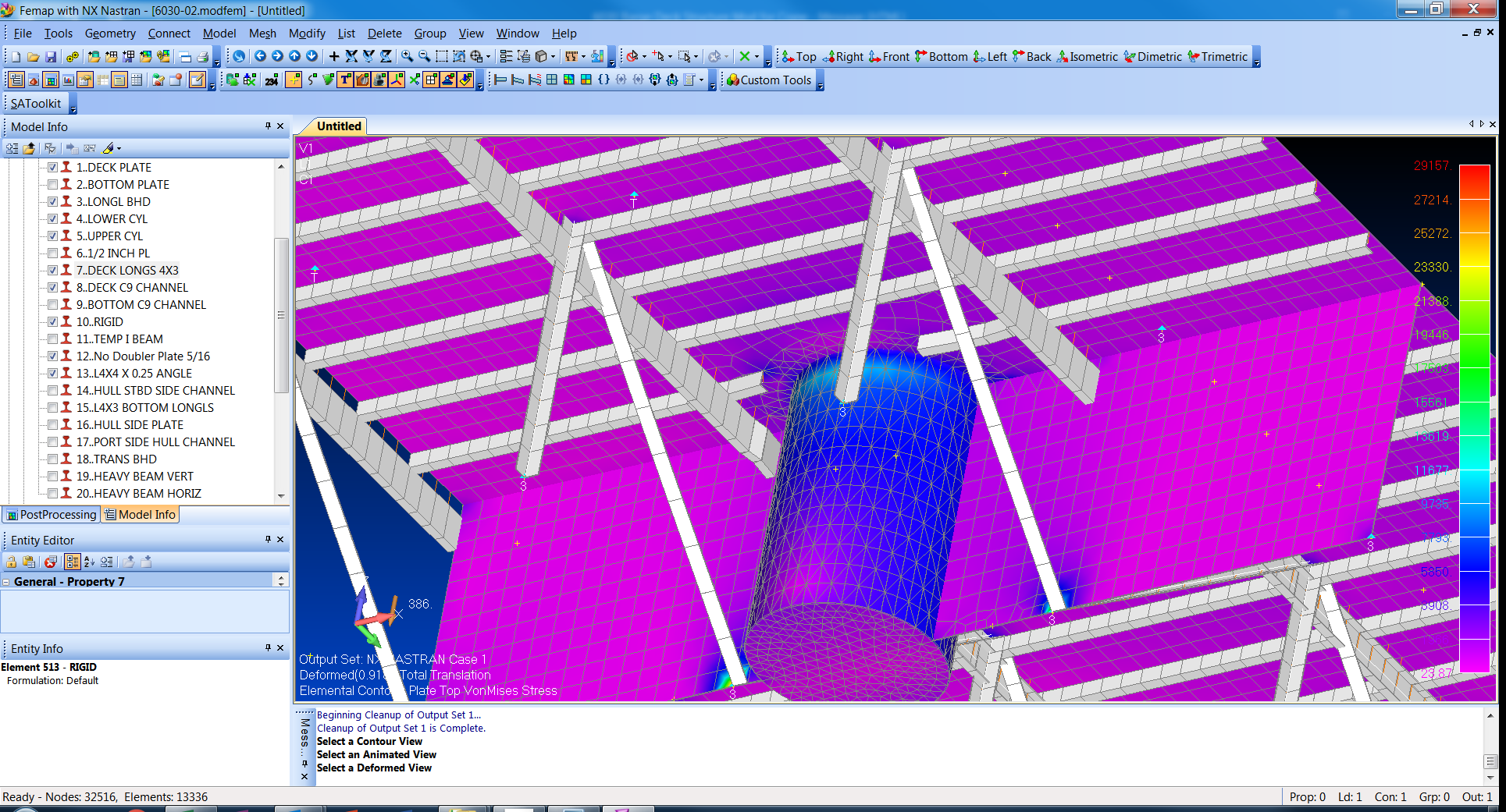 Finite Element Analysis of Deck Structure